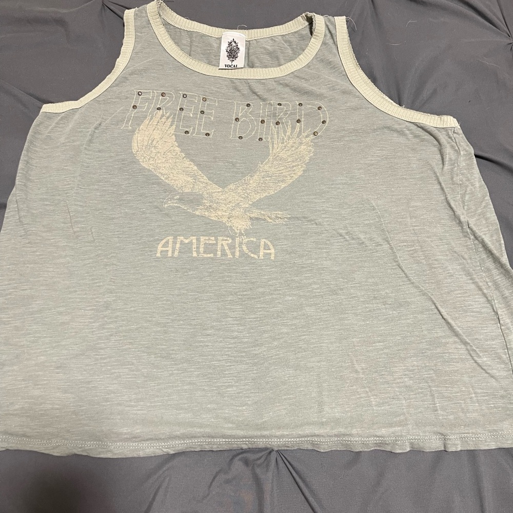 freebird Women's Gray Tank Top